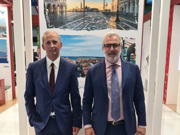 Il Presidentte Spagna (VTP) e il Presidente Di Blasio (AdSP MAS)