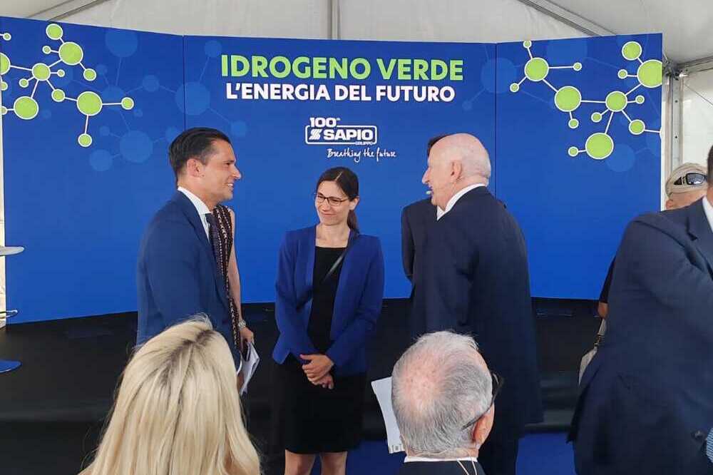 Inaugurazione nuovo impianto Sapio a Marghera per produzione di idrogeno rinnovabile