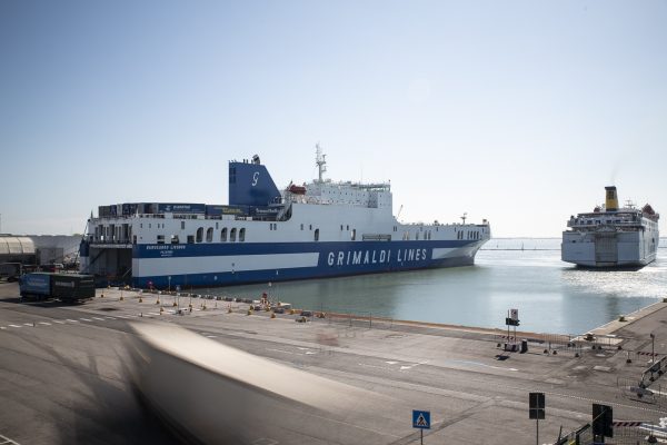 Un'immagine del terminal traghetti
